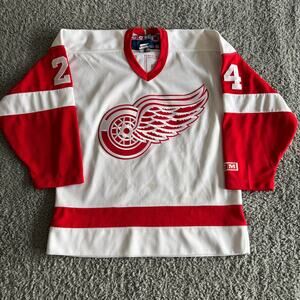 CCM Chris Chelios 3rd Gen NHL Detroit Red Wings Hockey Jersey Youth XL Mens S
